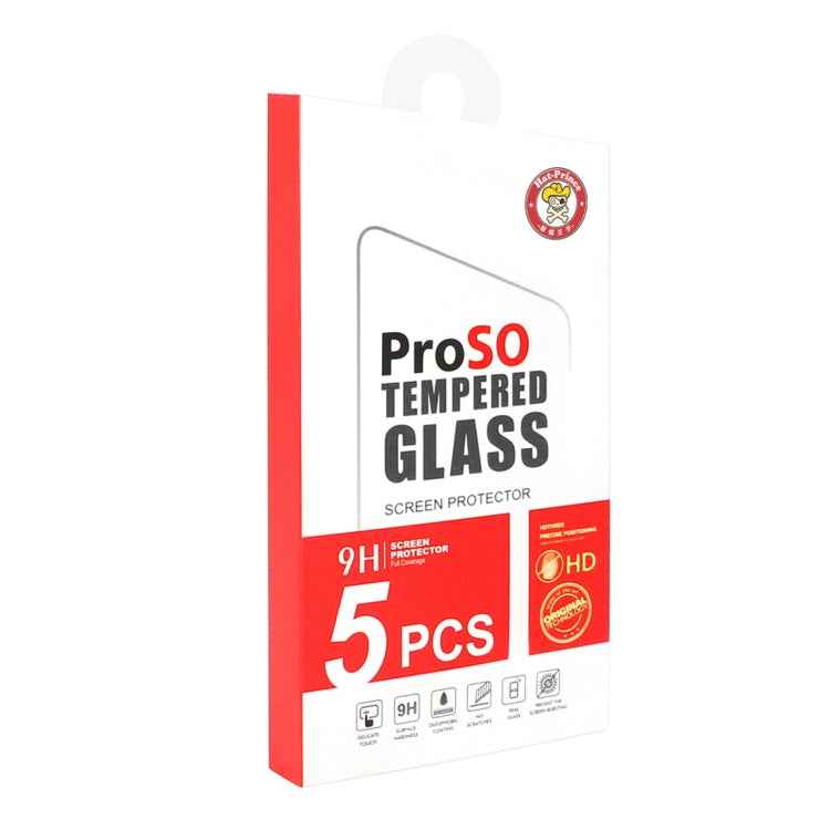 5 PCS ENKAY Hat-prince 0.26mm 9H  2.5D Curved Edge Tempered Glass Film for OnePlus 6T & 7