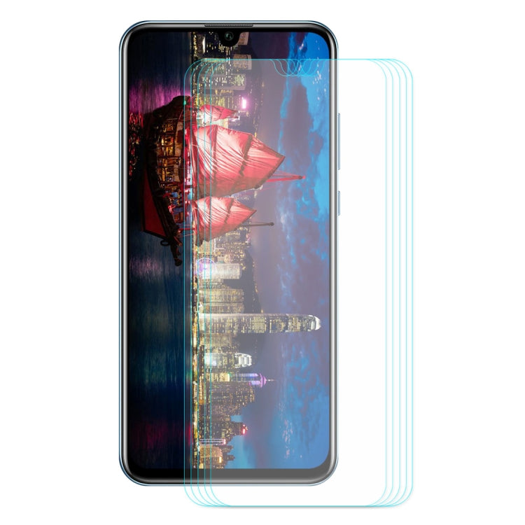 5 PCS ENKAY Hat-prince 0.26mm 9H 2.5D Curved Edge Tempered Glass Film for Huawei Honor 10 Lite, For Honor 10 Lite