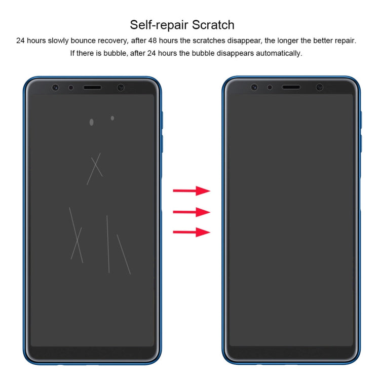 ENKAY Hat-Prince 0.1mm 3D Full Screen Protector Explosion-proof Hydrogel Film for Samsung Galaxy A7 (2018), TPU+TPE+PET Material, Galaxy A7 (2018)