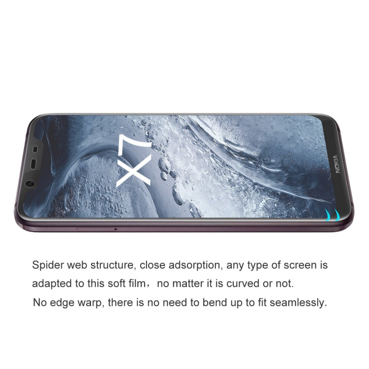 ENKAY Hat-Prince 3D Full Screen Protector Explosion-proof Hydrogel Film for Nokia X7, Nokia X7