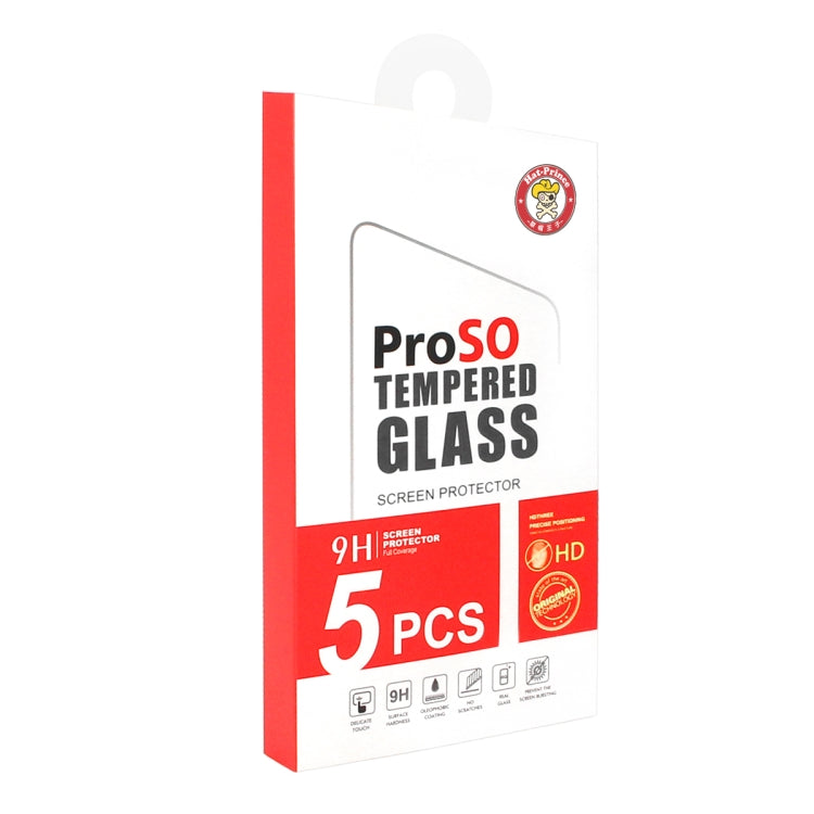 5 PCS ENKAY Hat-prince 0.26mm 9H 2.5D Curved Edge Tempered Glass Film for Huawei Y9 (2019) / Enjoy 9+, Huawei Y9 (2019) / Enjoy 9+