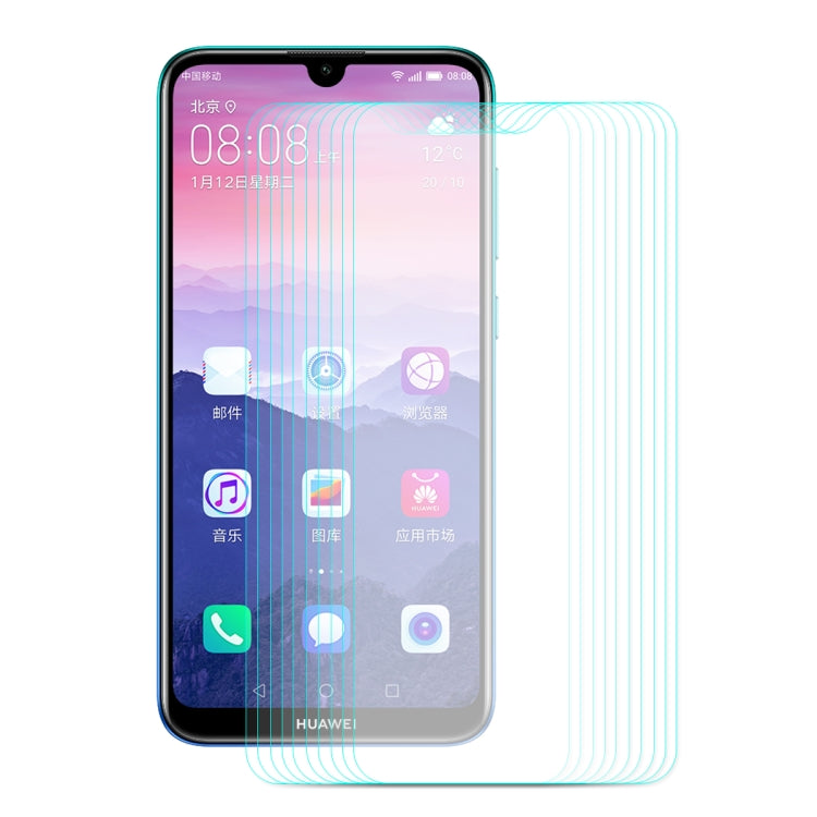 10 PCS ENKAY Hat-prince 0.26mm 9H 2.5D Curved Edge Tempered Glass Film for Huawei Enjoy 9