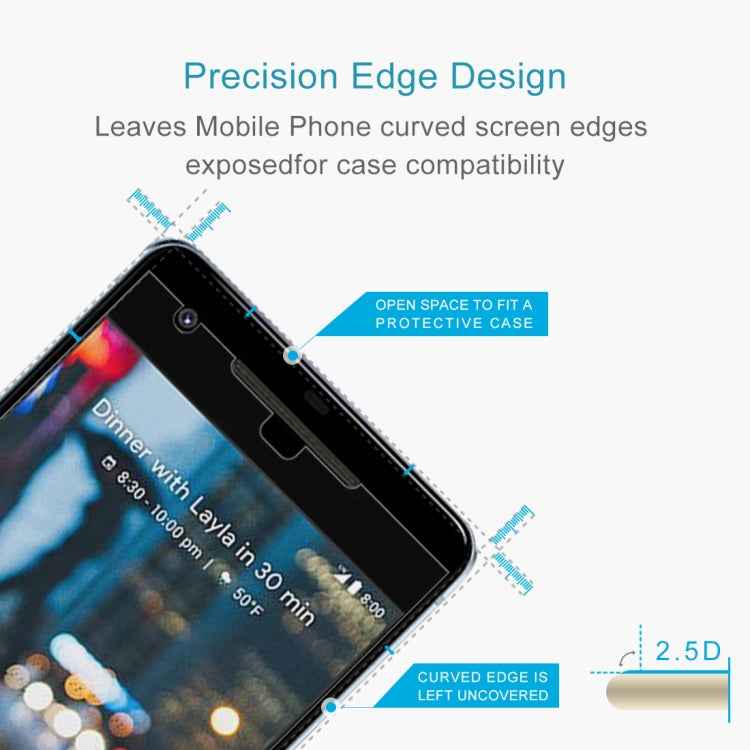 For Google Pixel 2 XL 0.26mm 9H Surface Hardness 2.5D Explosion-proof Tempered Glass Screen Film