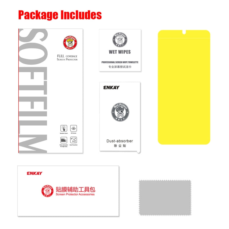 ENKAY Hat-Prince 0.1mm 3D Full Screen Protector Explosion-proof Hydrogel Film for Xiaomi Redmi Note 7, Xiaomi Redmi Note 7