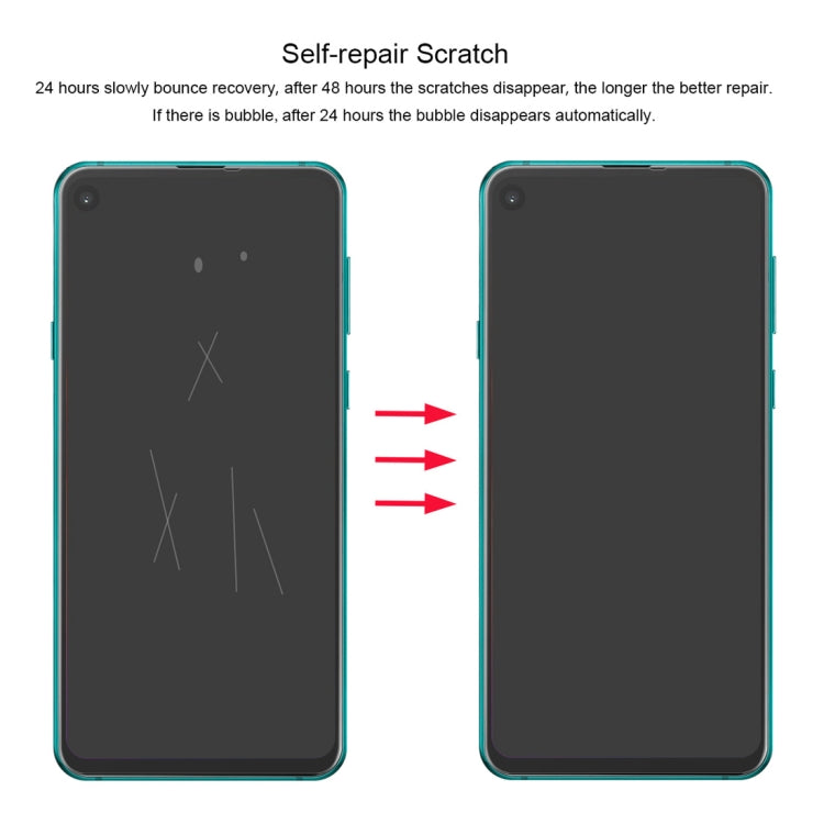 ENKAY Hat-Prince 0.1mm 3D Full Screen Protector Explosion-proof Hydrogel Film for Galaxy A8s, Galaxy A8s