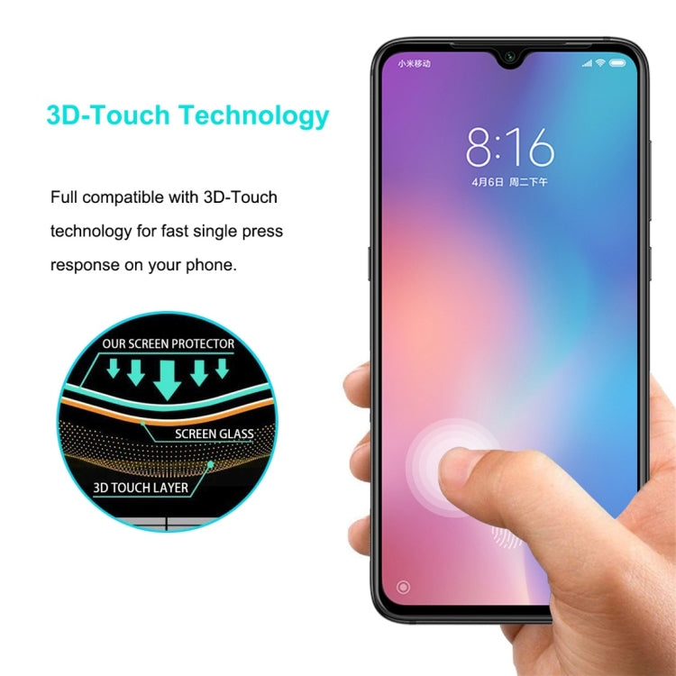 ENKAY Hat-Prince 0.26mm 9H 6D Curved Full Screen Tempered Glass Film for Xiaomi Mi 9