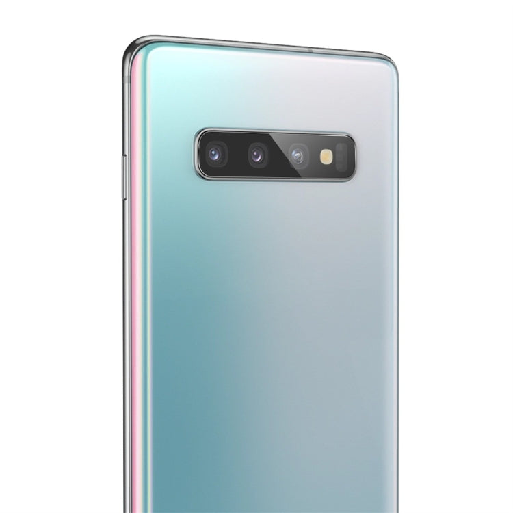 2 PCS ENKAY Hat-Prince 0.2mm 9H 2.15D Curved Explosion-proof Rear Camera Lens Protector Tempered Glass Film for Galaxy S10 / S10 Plus