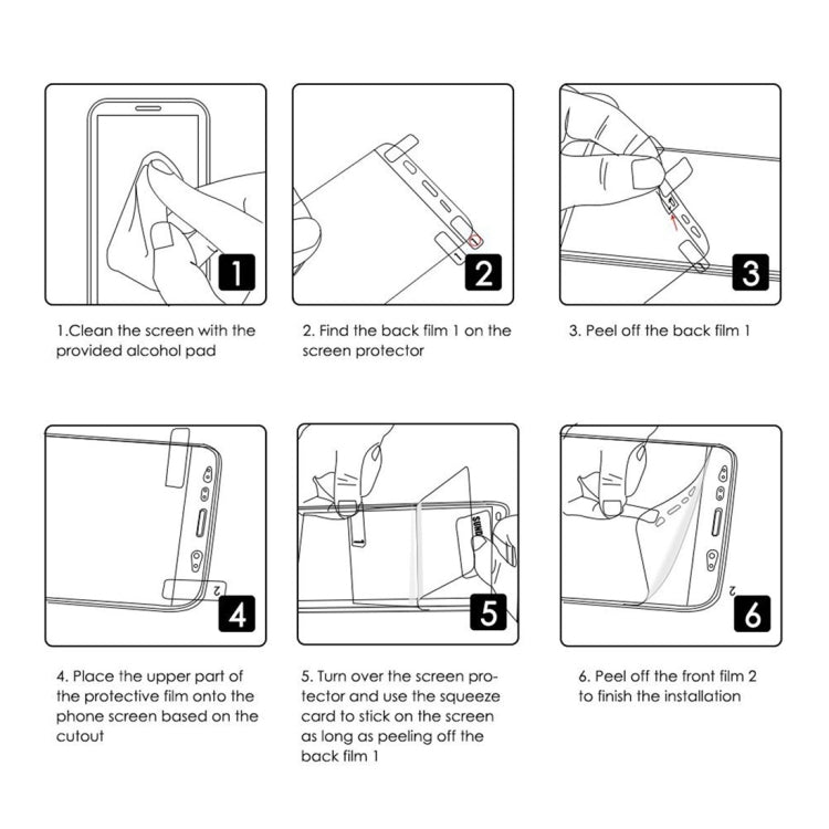 ENKAY Hat-Prince 3D Full Screen Protector Explosion-proof Hydrogel Film for Galaxy M10, Galaxy M10