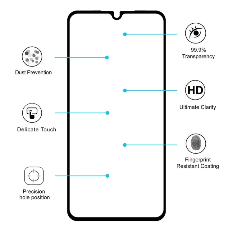 ENKAY Hat-prince Full Glue 0.26mm 9H 2.5D Tempered Glass Film for Xiaomi Mi 9 SE