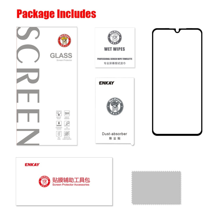 ENKAY Hat-prince Full Glue 0.26mm 9H 2.5D Tempered Glass Film for Xiaomi Mi 9 SE