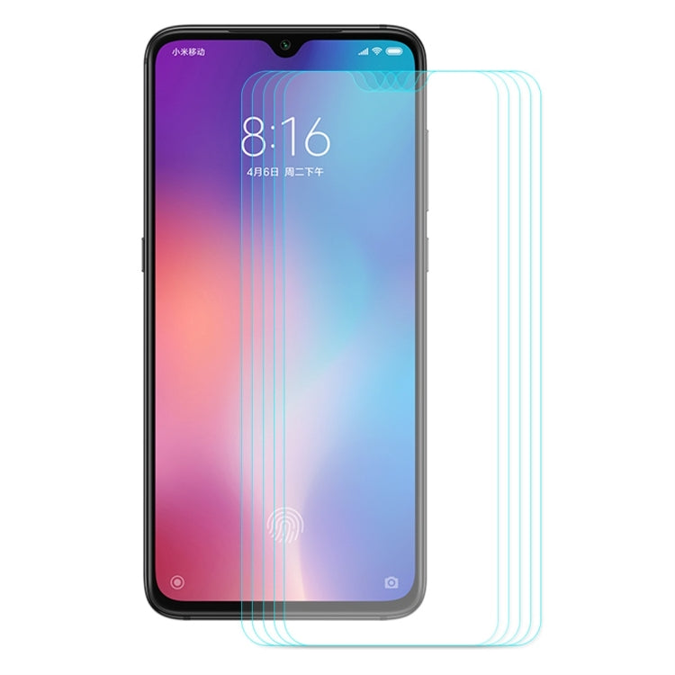 5 PCS ENKAY Hat-Prince 0.26mm 9H 2.5D Curved Edge Tempered Glass Film for Xiaomi Mi 9 SE