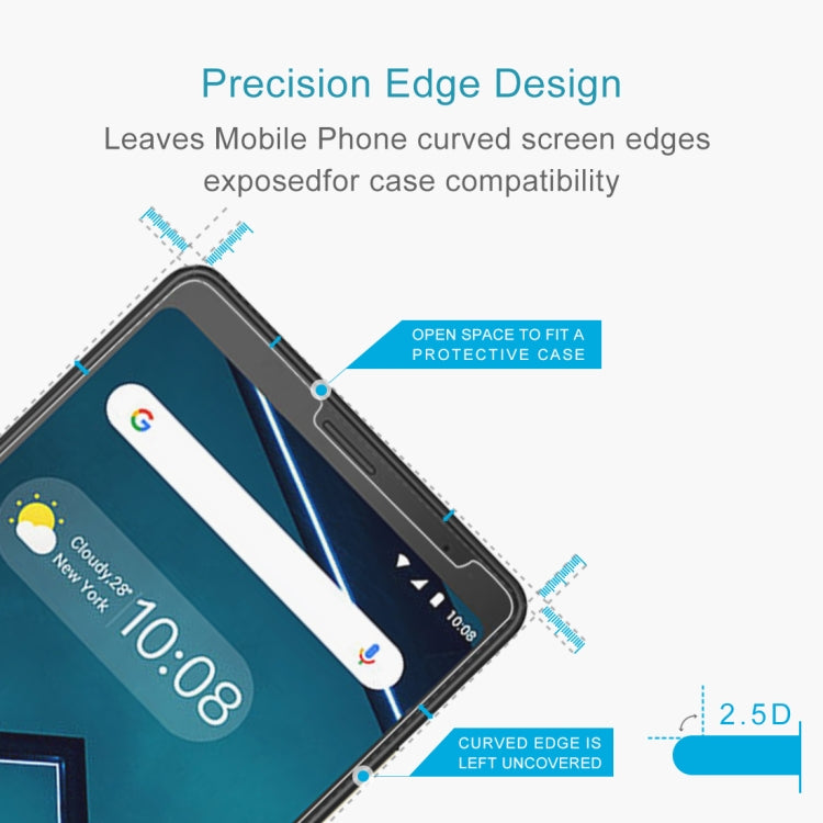 9H 2.5D Anti-scratch Tempered Glass Film for Lenovo Tab V7