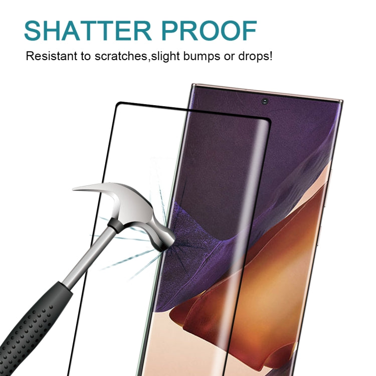 For Samsung Galaxy Note20 Ultra 25pcs 3D Curved Edge Full Screen Tempered Glass Film