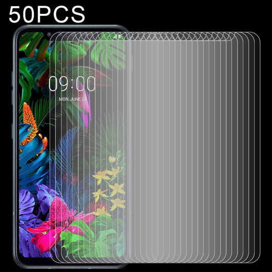 For LG G8s ThinQ 50 PCS 0.26mm 9H 2.5D Tempered Glass Film, For LG G8s ThinQ