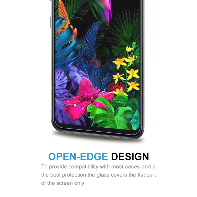 For LG G8s ThinQ 50 PCS 0.26mm 9H 2.5D Tempered Glass Film, For LG G8s ThinQ