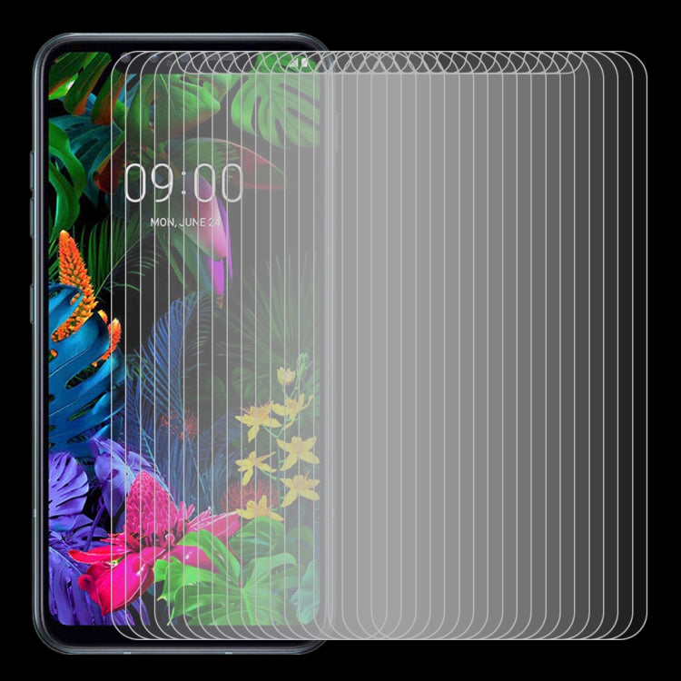 For LG G8s ThinQ 50 PCS 0.26mm 9H 2.5D Tempered Glass Film, For LG G8s ThinQ