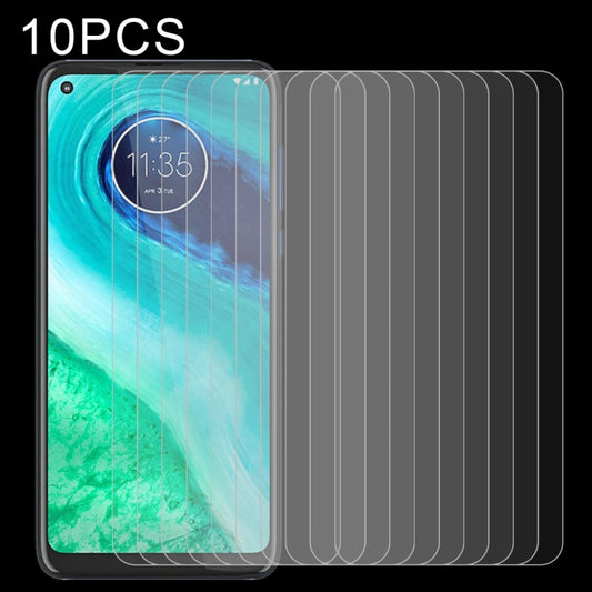 For Motorola Moto G8 10 PCS 0.26mm 9H 2.5D Tempered Glass Film, For Motorola Moto G8