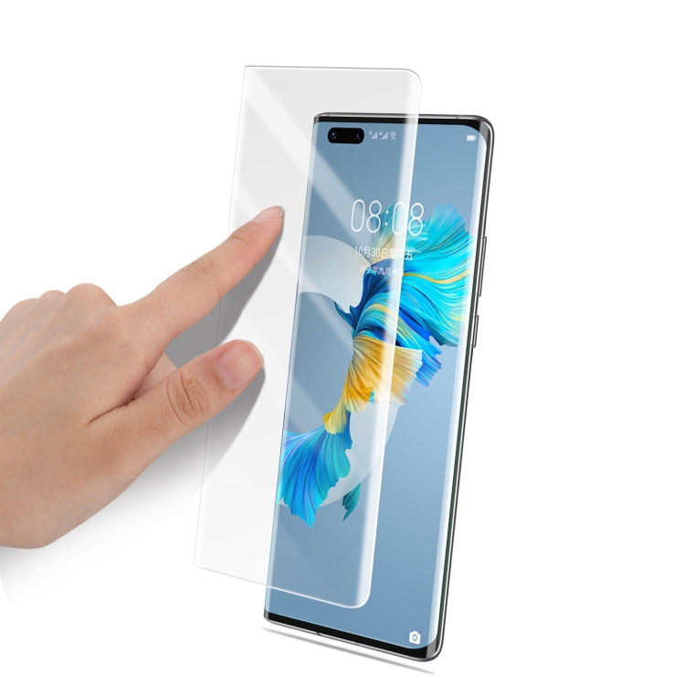 mocolo 9H 5D UV Liquid Curved Full Glue Full Screen Tempered Glass for Huawei P40 Pro