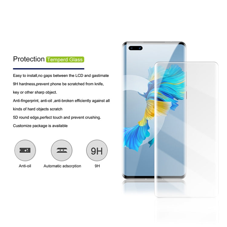 mocolo 9H 5D UV Liquid Curved Full Glue Full Screen Tempered Glass for Huawei P40 Pro