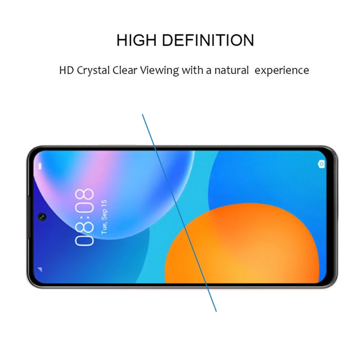 For Huawei P Smart 2021 Full Glue Full Screen Tempered Glass Film