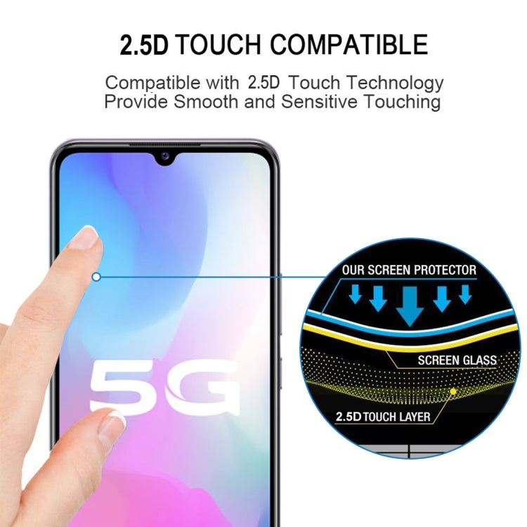 For vivo Y73s Full Glue Full Screen Tempered Glass Film, For vivo Y73s (1 PC)