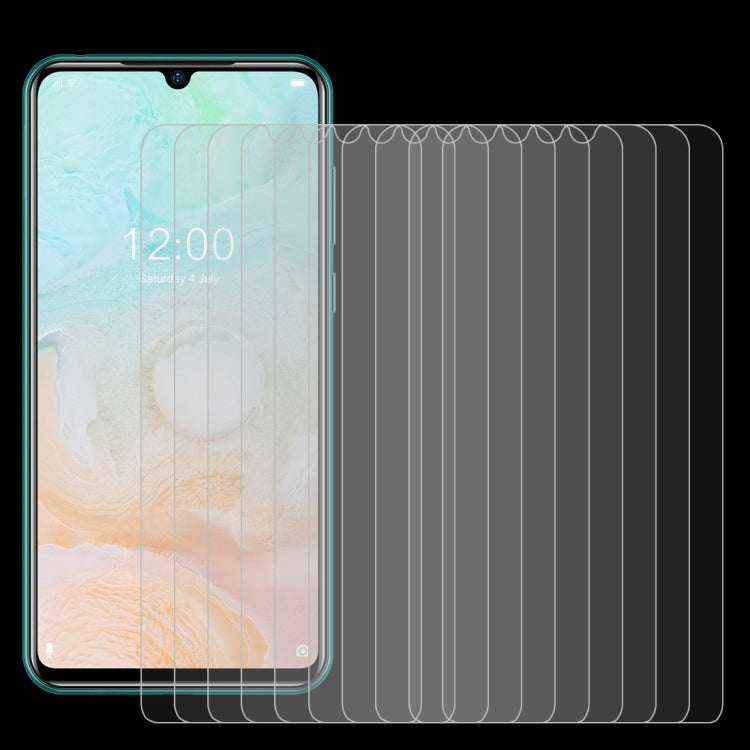 10 PCS For Doogee N20 Pro 0.26mm 9H 2.5D Tempered Glass Film, For Doogee N20 Pro 10 PCS