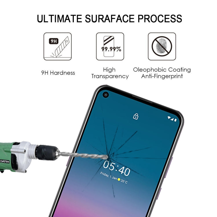 For Nokia 5.4 Full Glue Full Screen Tempered Glass Film, For Nokia 5.4 (25 PCS)