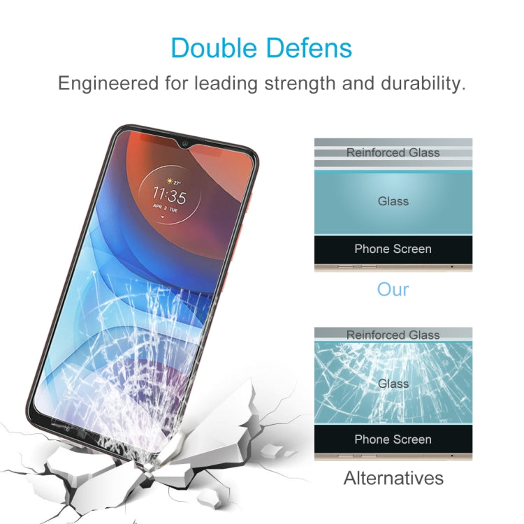 For Motorola Moto E7 Power / E7i Power 50 PCS 0.26mm 9H 2.5D Tempered Glass Film, For Motorola Moto E7 Power / E7i Power  (50 PCS)