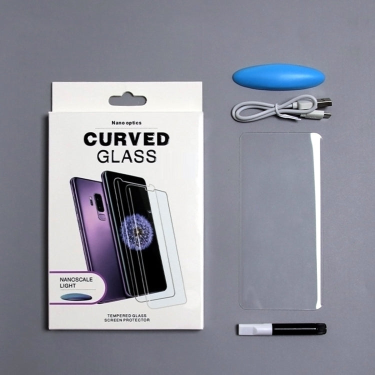 For Xiaomi Mi 10S 5G UV Liquid Curved Full Glue Tempered Glass