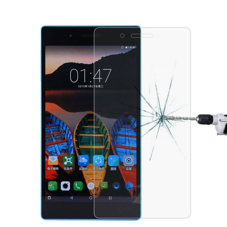 For Lenovo Tab3 730M 0.3mm 9H Surface Hardness Tempered Glass Screen Protector, For 730M