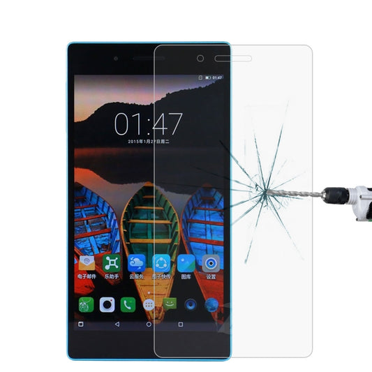 For Lenovo Tab3 730M 0.3mm 9H Surface Hardness Tempered Glass Screen Protector, For 730M