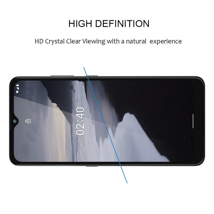 For Nokia 2.4 Full Glue Full Cover Screen Protector Tempered Glass Film, For Nokia 2.4 (1 PC)