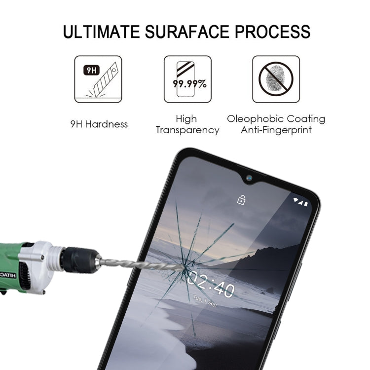 For Nokia 2.4 Full Glue Full Cover Screen Protector Tempered Glass Film, For Nokia 2.4 (1 PC)