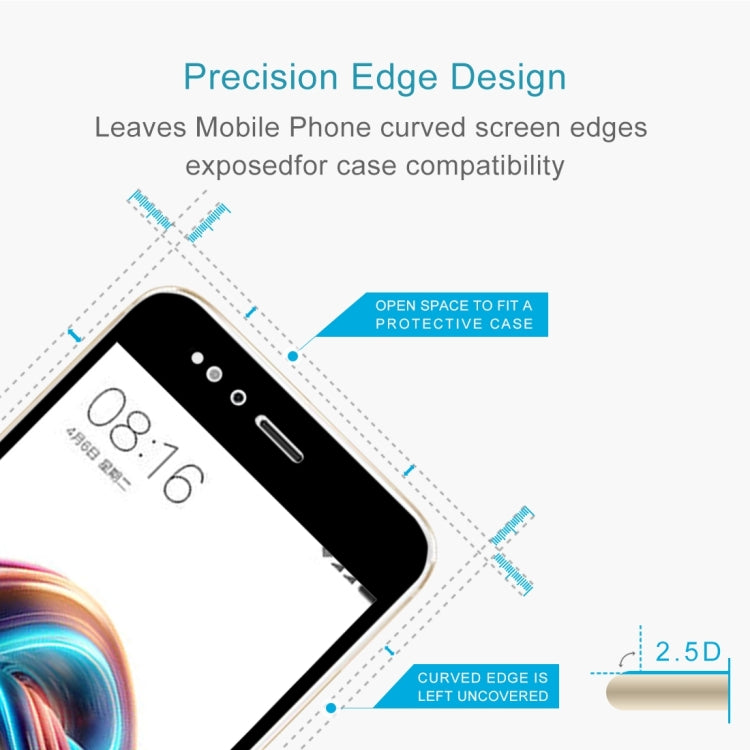 For Xiaomi Mi 5X / A1 0.26mm 9H Hardness 2.5D Explosion-proof Full Screen Tempered Glass Screen Film