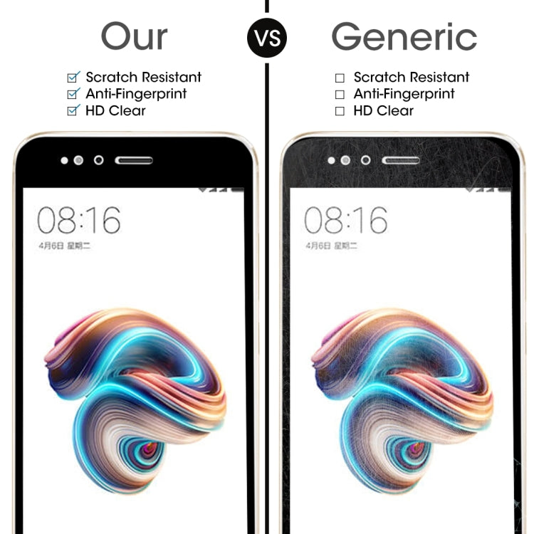 For Xiaomi Mi 5X / A1 0.26mm 9H Hardness 2.5D Explosion-proof Full Screen Tempered Glass Screen Film