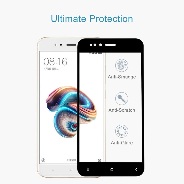 For Xiaomi Mi 5X / A1 0.26mm 9H Hardness 2.5D Explosion-proof Full Screen Tempered Glass Screen Film
