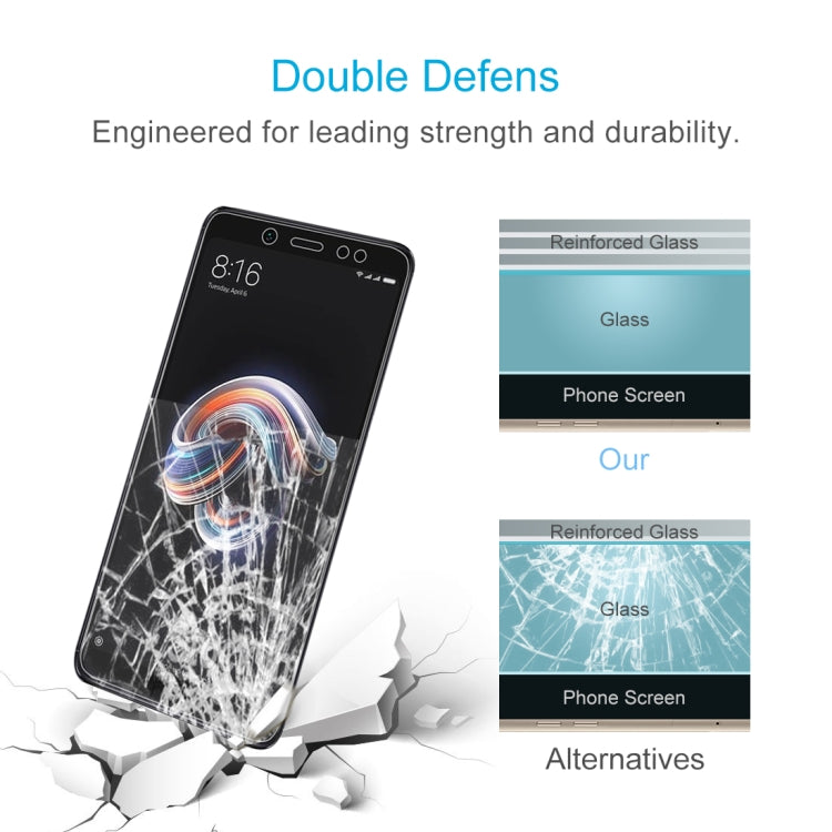 0.26mm 9H Surface Hardness 2.5D Curved Edge Tempered Glass Film for Xiaomi Redmi Note 5 Pro