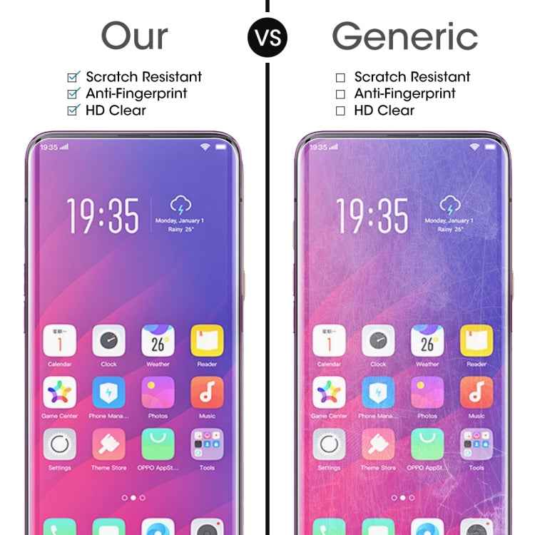 0.33mm 9H 2.5D Tempered Glass Film for OPPO Find X