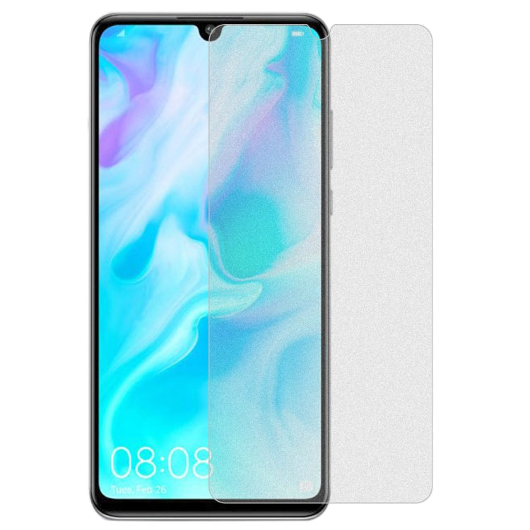 50 PCS Non-Full Matte Frosted Tempered Glass Film for Huawei P30 Lite, No Retail Package, For Huawei P30 Lite (50 PCS)