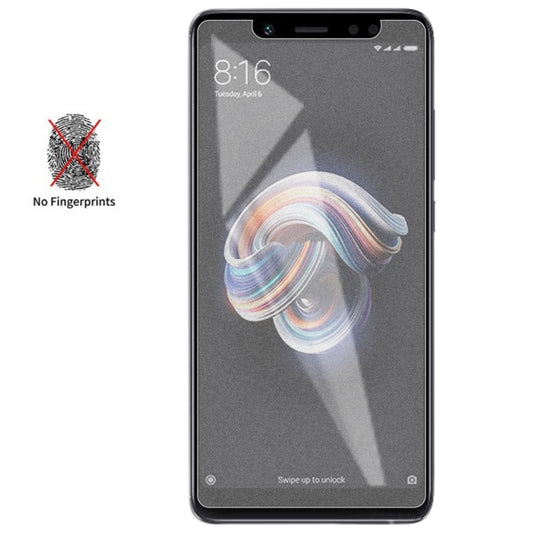 Non-Full Matte Frosted Tempered Glass Film for Xiaomi Redmi Note 5 / Note 5 Pro