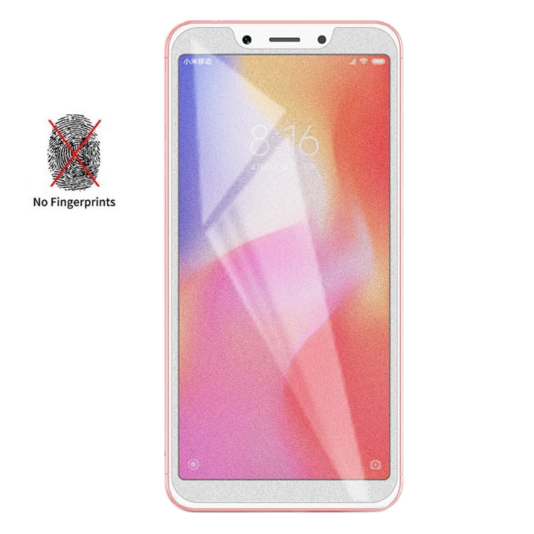 Non-Full Matte Frosted Tempered Glass Film for Xiaomi Redmi 6 / Redmi 6A