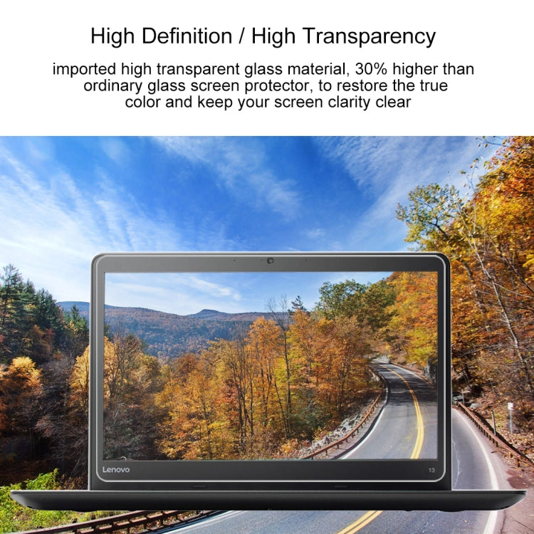 0.4mm 9H Surface Hardness Full Screen Tempered Glass Film for Lenovo ThinkPad 13 Chromebook 13.3 inch