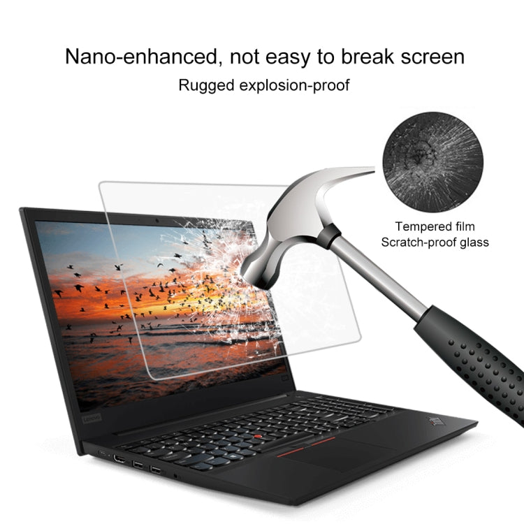 9H Surface Hardness Full Screen Tempered Glass Film for Lenovo ThinkPad E585 15.6 inch, Lenovo E585