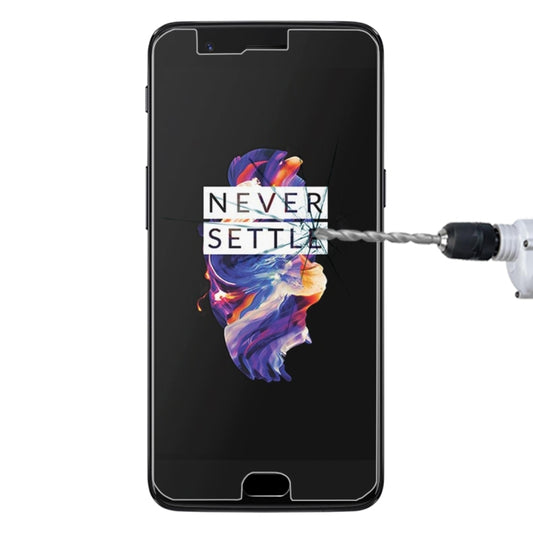 For OnePlus 5 0.3mm 9H Surface Hardness 2.5D Explosion-proof Non-full Screen Tempered Glass Screen Film, For OnePlus 5