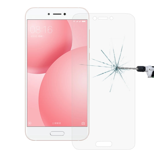 For Xiaomi Mi 5c 0.26mm 9H Surface Hardness Explosion-proof Non-full Screen Tempered Glass Screen Film