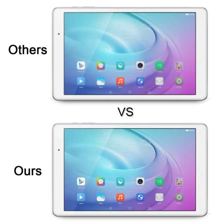 2 PCS 10 inch 0.4mm Universal 9H Surface Hardness Tempered Glass Screen Protector