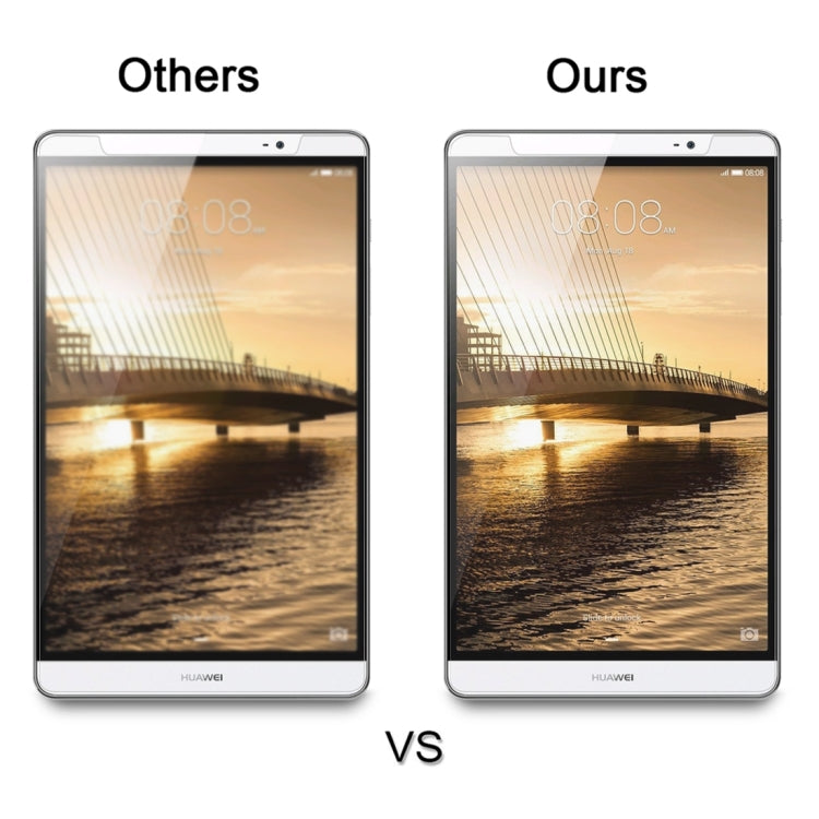 2 PCS 9 inch Universal 0.4mm 9H Surface Hardness Tempered Glass Screen Protector, 2 PCS 9 inch