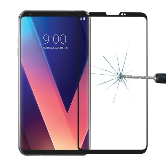 For LG V30 0.26mm 9H Surface Hardness 3D Curved Full Screen Tempered Glass Screen Protector, For V30, For LG V30
