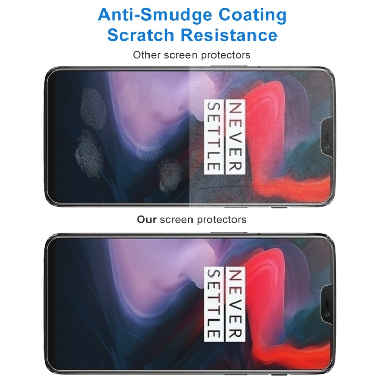 100pcs 0.26mm 9H 2.5D Tempered Glass Film for OnePlus 6