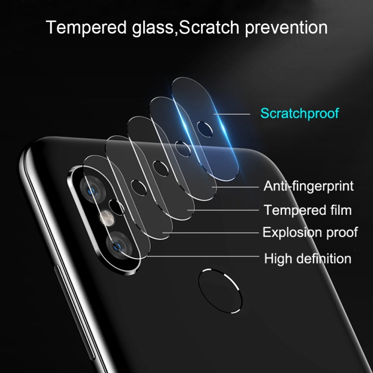 0.3mm 2.5D Round Edge Rear Camera Lens Tempered Glass Film for Nokia 7 Plus, 7 Plus